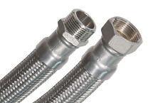 Panzerschlauch DN13 Edelstahl Flexschlauch Sanitär Metallschlauch 1/2 Zoll