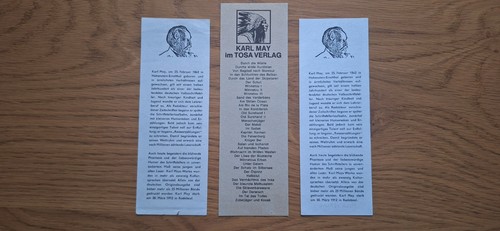 Lesezeichen karl may - 3,