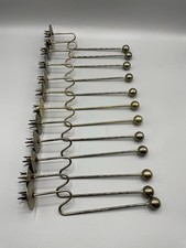 12 Alte Pendel Kerzenhalter