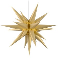 Herrnhuter Jahresstern 2025 perlmut gold 60cm inklusive Kabel und LED Neu.