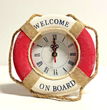 Wanduhr Quarz Uhr aus Stoff im