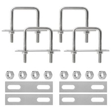 4er Set U-Bügel 50x80mm M8