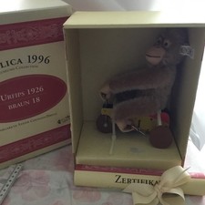 Steiff Schimpanse Urfips 1926 Replica 1996  1481/3000