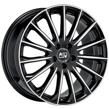 ALUFELGE MSW MSW 30 FUR VOLKSWAGEN GOLF V R32 8,5X19 5X112 GLOSS BLACK FULL S5S
