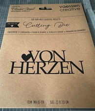 Mundart Stempel von Herzen Stanze Cutting Die Stanzschablone Textstanze