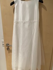 Kommunionkleid 158, von Principessa, weiß, gebraucht, mit Blumen bestückt