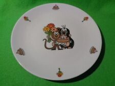 Frühstücksteller  Krtek  Maulwurf mit Maus Geburtstag Torte 21 cm von Thun 