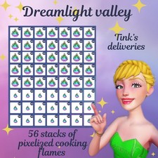 Dreamlight Valley Resources 💕 Verpixelte Kochflammen Pack