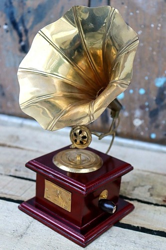 Messing grammophon - messing,