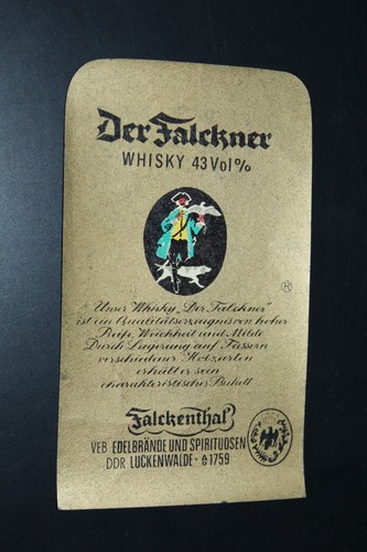 Altes schnapsetikett falckner - altes,