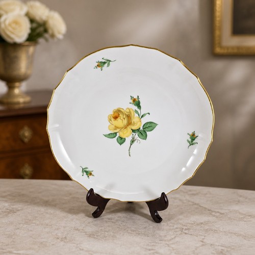 Porzellan schale meissen gelbe - porzellan,