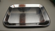 Edelstahl tablett eckig - x, edelstahl-tablett