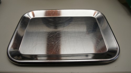 Edelstahl tablett eckig - x, edelstahl-tablett