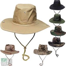 Buschhut von MFH mit Kinnband Sonnenhut Tropenhut Sonnenschutz Angeln Outdoor 