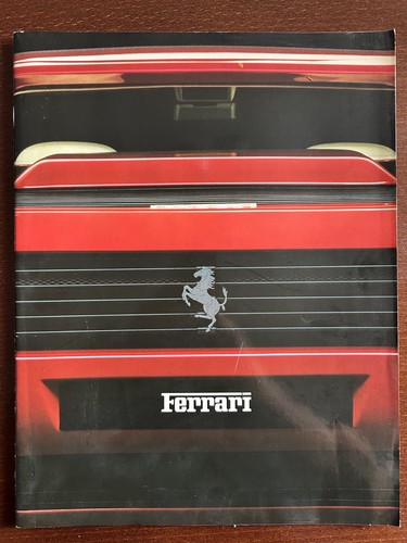 Ferrari broschüre 1980er - –,