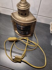 Schiffslaterne, Lampe, Steuerbord, Laterne, Altmessing, Positionsleuchte, Grün