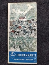 ARAL Tourenkarte alt vintage