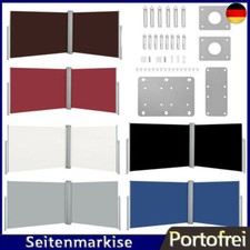 Seitenmarkise Ausziehbar Standmarkise Windschutz Sichtschutz 100/120/140/170cm 