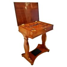 Antiker Nähtisch, Mahagoni furniert aus Norddeutschland um 1830