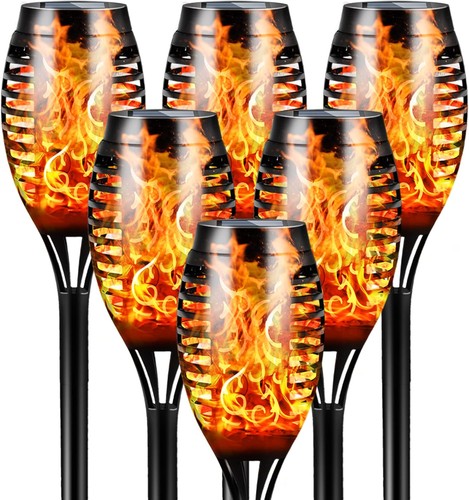 Solarleuchten flammen effekt - solarleuchten,