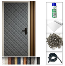 ANTHRAZIT TÜRVERKLEIDUNG Türpolsterung Visueller Türeffekt Türdämmung ZUBEHÖR