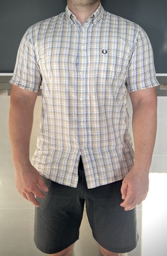 Fred perry herren hemd kurzarm - perry,