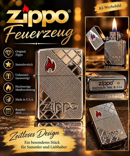 Zippo feuerzeug aus sammlung - zippo,