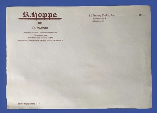 Briefbogen hoppe kg - briefbogen,