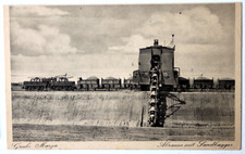 64108 Postkarte Brieske bei Senftenberg Grube Marga Kleinbahn Abraum-Sandbagger