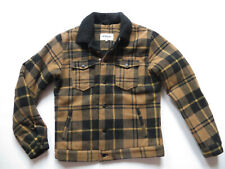 Wrangler Karo Holzfäller Winterjacke Gr. M, Warm Gefütterte Woll-Fleece Jacke !