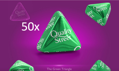 Grüne dreiecke qualität - 50,