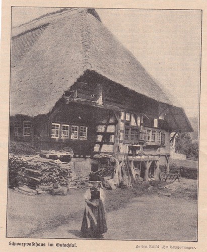Gutach schwarzwaldhaus im - -,