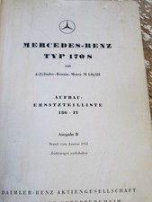 Ersatzteilkatalog  Mercedes  W