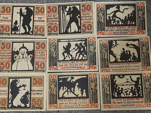 Notgeldscheine banknoten - notgeldscheine,
