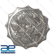 Messing Chrom Tankdeckel
