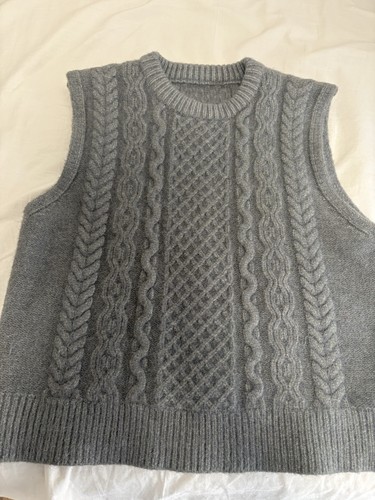 Damen strickweste zopfmuster - damen,