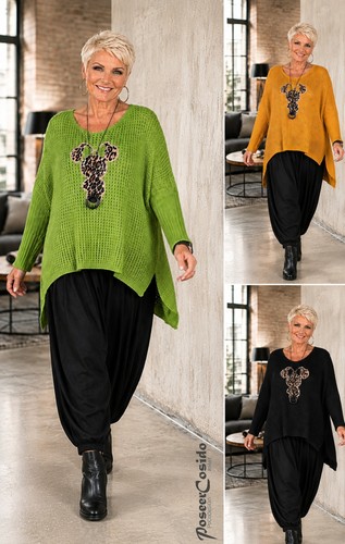 Lagenlook pullover pulli shirt - lagenlook,