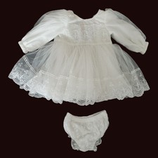 Tauf-Kleidchen Gr. 80 weiß