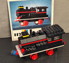 Lego System Eisenbahn 117 Lokomotive- OBA- 70er Jahre- umgerüstet auf 12V  -TOP-