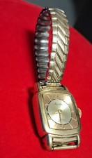 Vintage Mauthe Contrachos Damenarmbanduhr/ vergoldet/ 17 Rubins / Handaufzug