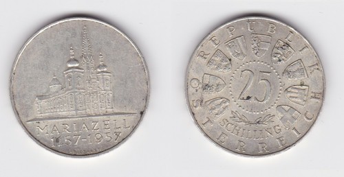 Schilling silber münze - 25,