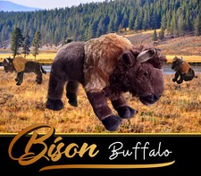 Plüschbison Stoff-Wisent