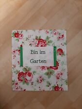 Kissenhülle,bin im Garten, Handgestickt, Motive acufactum, Dahlbeck