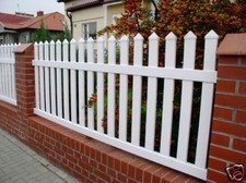 kunststoffzaun weiß