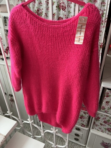 Damen long pullover kleid - pullover,