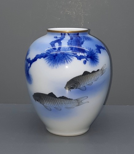 Fukagawa arita porzellanvase - porzellanvase, *
