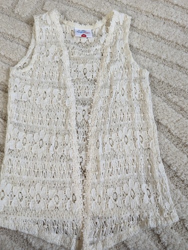 Mädchen weste creme 122 - in, in