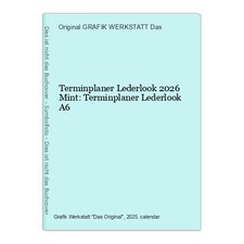 Terminplaner Lederlook 2026 Mint: Terminplaner Lederlook A6 GRAFIK WERKSTATT Das