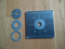 Frästisch Einlegeplatte Oberfräse Einhell TC-Ro 1155 E + 4 Einlegeringen