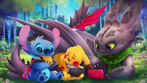 Lilo stitch vlies - lilo,